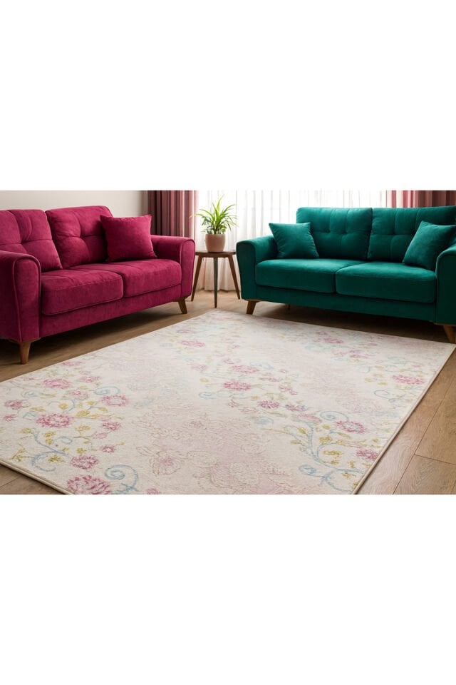 sera sık dokuma orta kalınlıkta akrilik halı