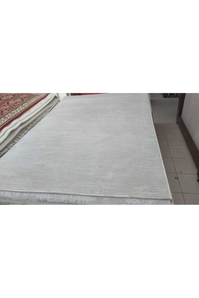 SİDE SIK DOKUMA AKRİLİK HER EBAT KESME YAPILAN ORTA KALINLIKTA HALI 4M EBAT VAR KORİDOR,MUTFAK Bej - 100 X 200