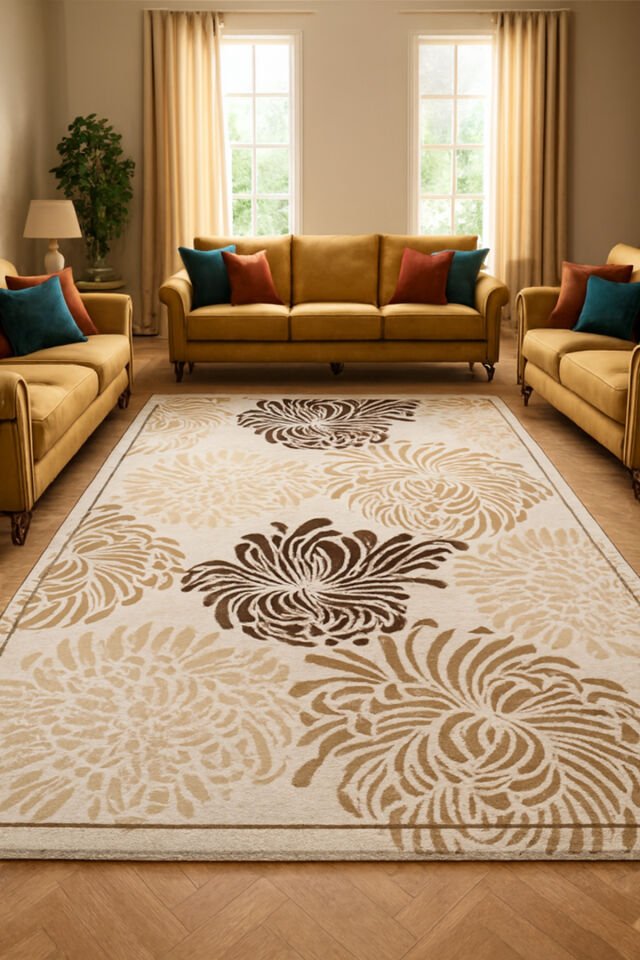 sera sık dokuma orta kalınlıkta akrilik halı