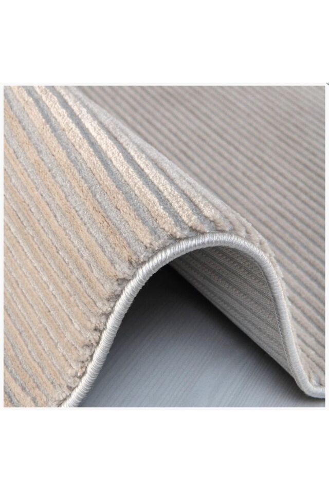 SİDE SIK DOKUMA AKRİLİK HER EBAT KESME YAPILAN ORTA KALINLIKTA HALI 4M EBAT VAR KORİDOR,MUTFAK Bej - 300 X 450