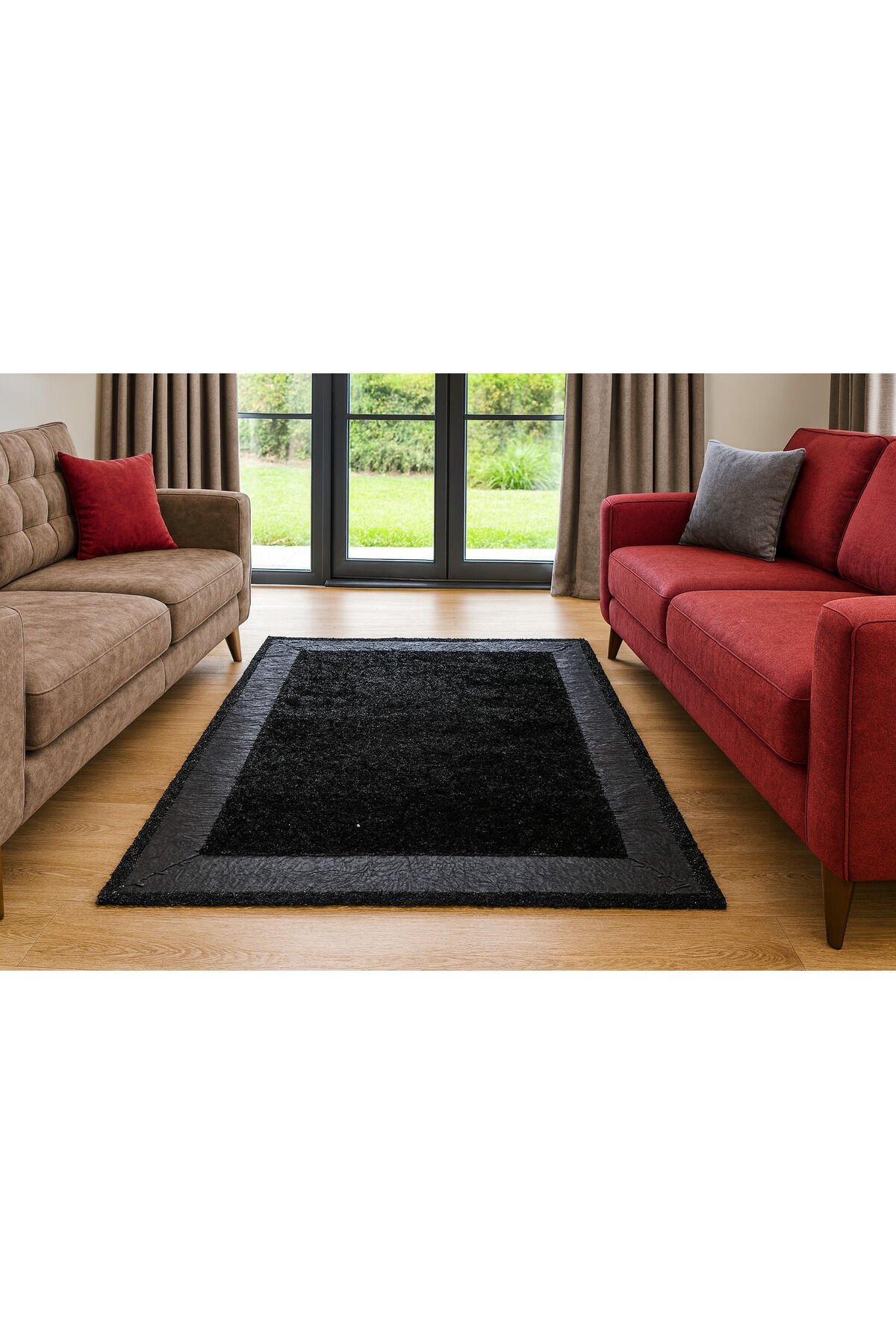 saray simli peluş tüylü toz tüy yapmayan yumuşacık peluş halı