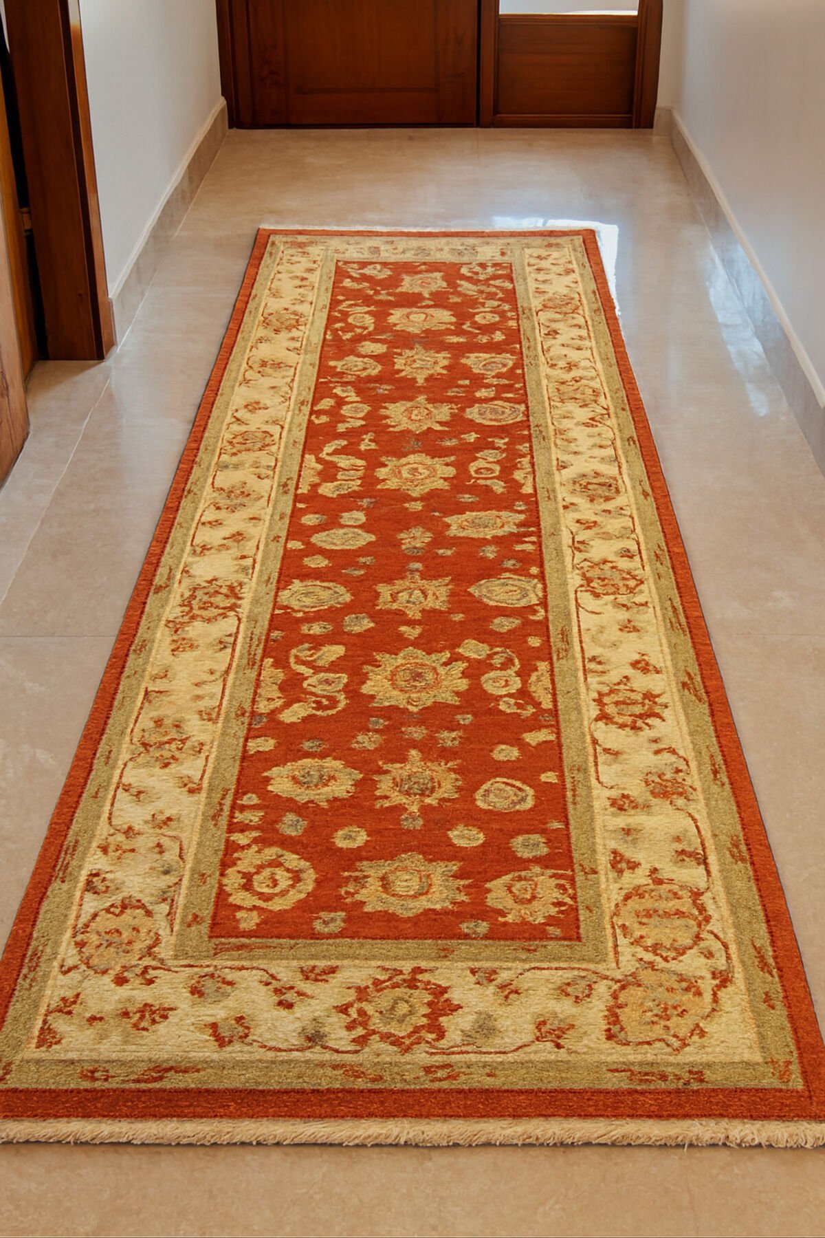 UŞAK SAFİ YÜN ÖZEL DEMİRCİ DOKUMA YÜKSEK KALİTE DOKUMA YÜN HALI