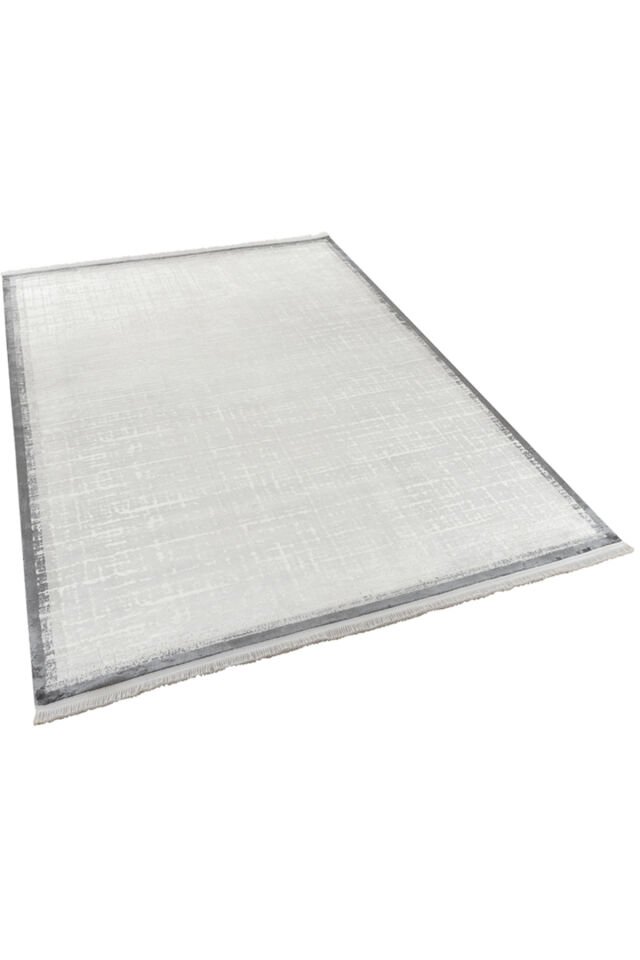 APEX CALİSTA MÜTHİŞ PARILTILI İPEK VİSKON YÜKSEK KALİTE DOKUMA HALI SALONLAR PATLAR Gri - 160 X 230