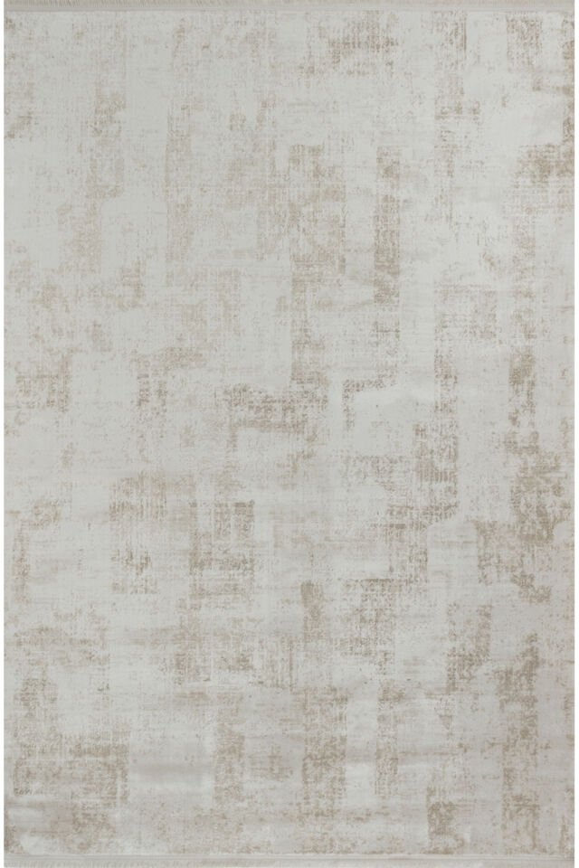 APEX CALİSTA MÜTHİŞ PARILTILI İPEK VİSKON YÜKSEK KALİTE DOKUMA HALI SALONLAR PATLAR Krem - 240 X 340