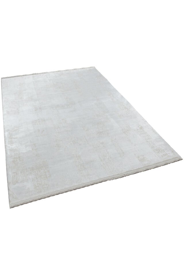 APEX CALİSTA MÜTHİŞ PARILTILI İPEK VİSKON YÜKSEK KALİTE DOKUMA HALI SALONLAR PATLAR Krem - 240 X 340