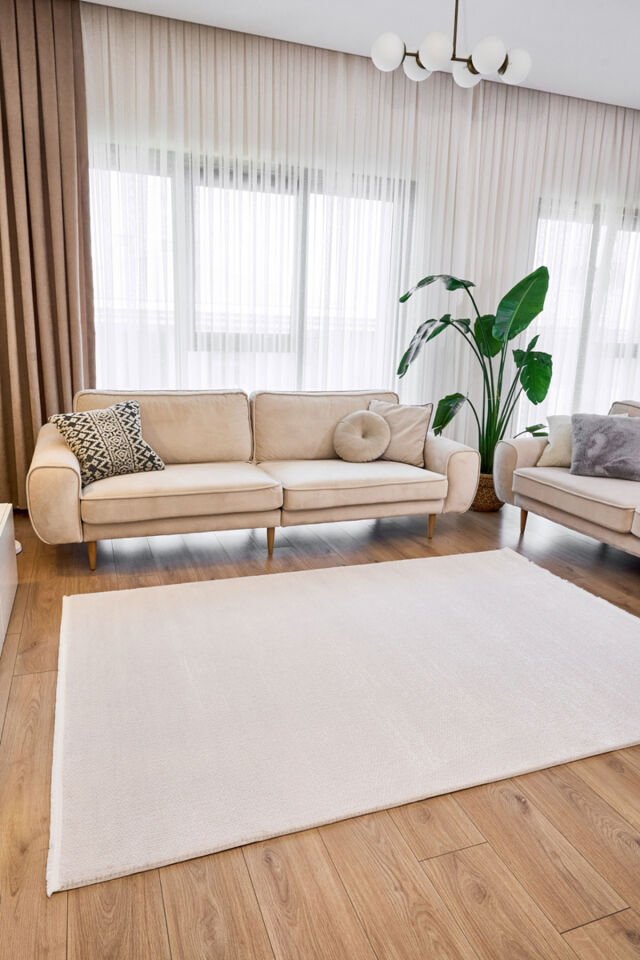 APEX AZUR SIK DOKUMA ÇOK KALIN EVİNİZİ SICACIK YAPAN HALI Gri - 160 X 230