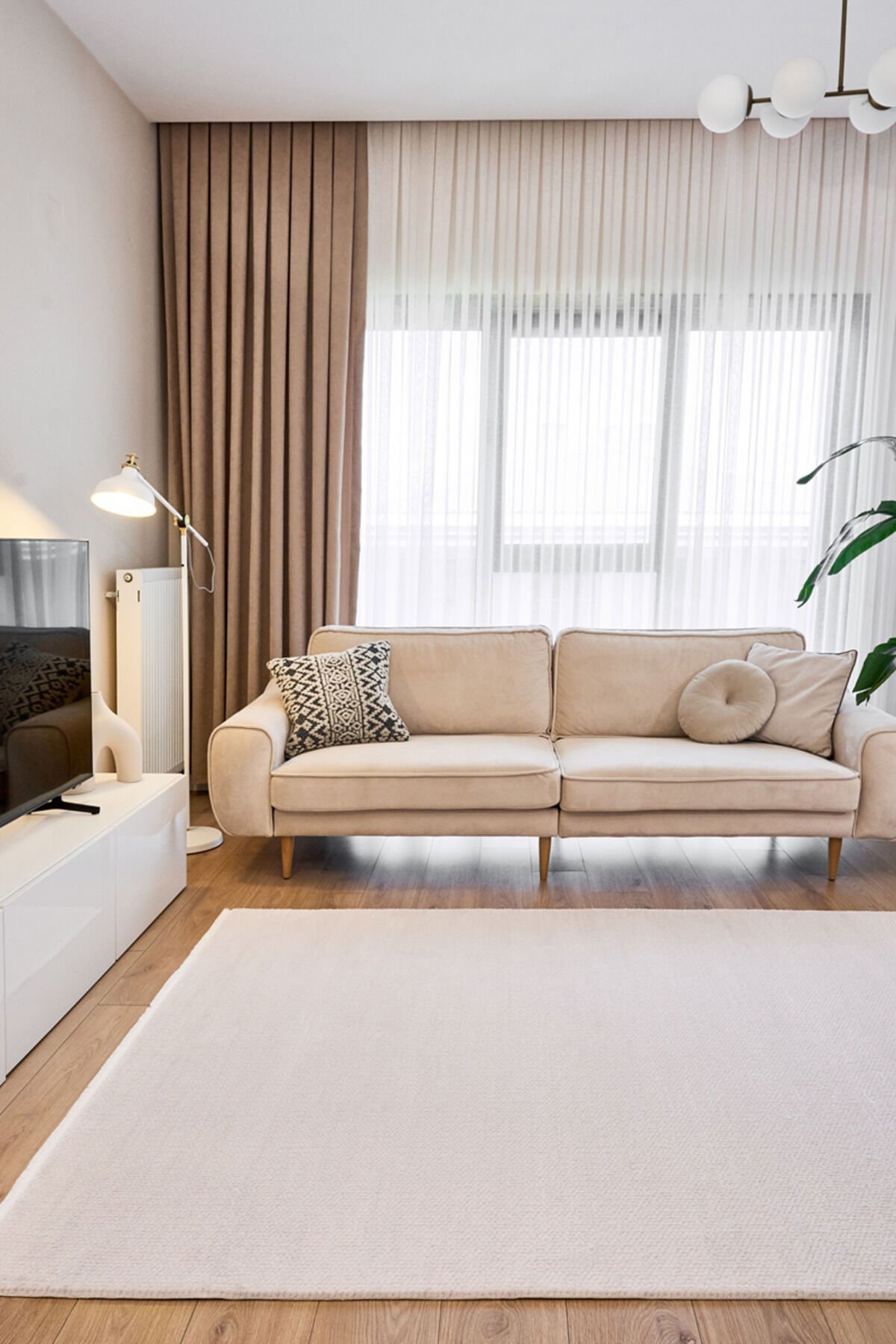 APEX AZUR SIK DOKUMA ÇOK KALIN EVİNİZİ SICACIK YAPAN HALI Gri - 200 X 290