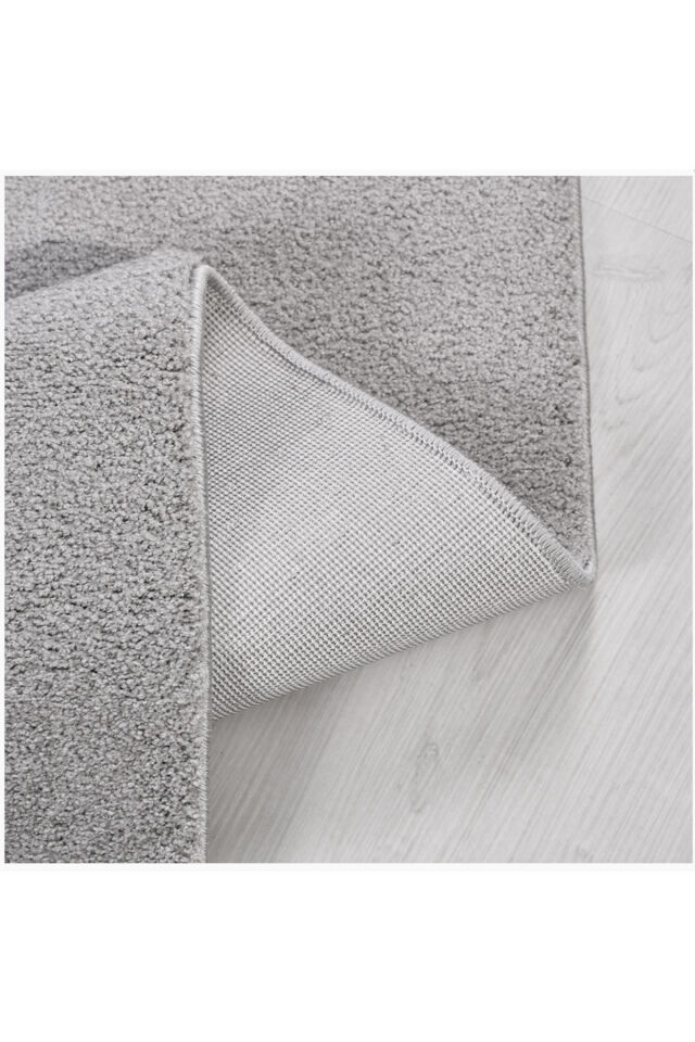 SERFLEX DUVARDAN DUVARA KALİTELİ KALIN YÜKSEK KALİTE AKRİLİK DOKUMA HALI TEMİZLİK SORUNU YOKTUR Gri Koyu Gri Antrasit - 160 X 500